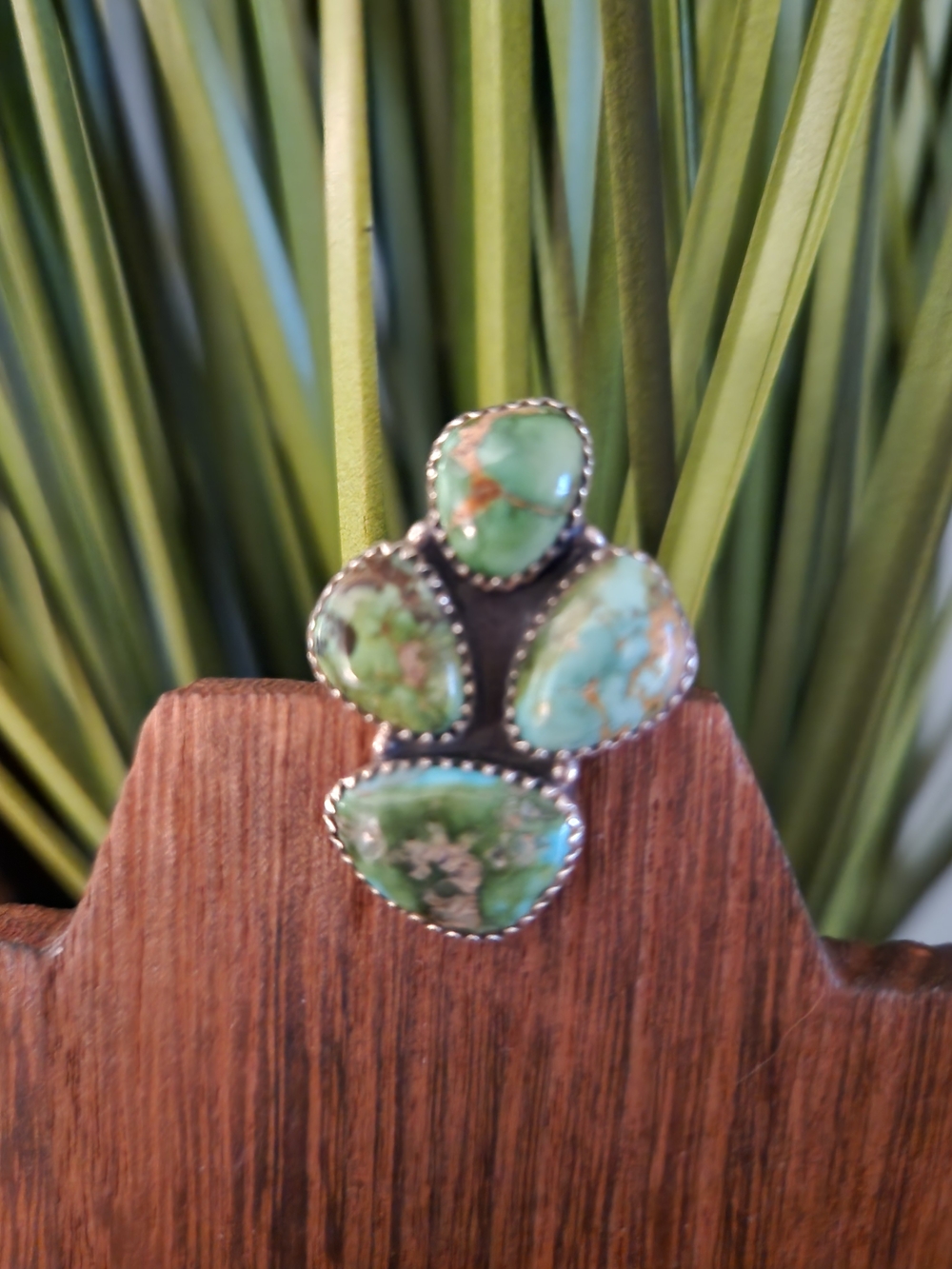 Sonoran Gold Sterling Silver Adjustable Cluster Ring